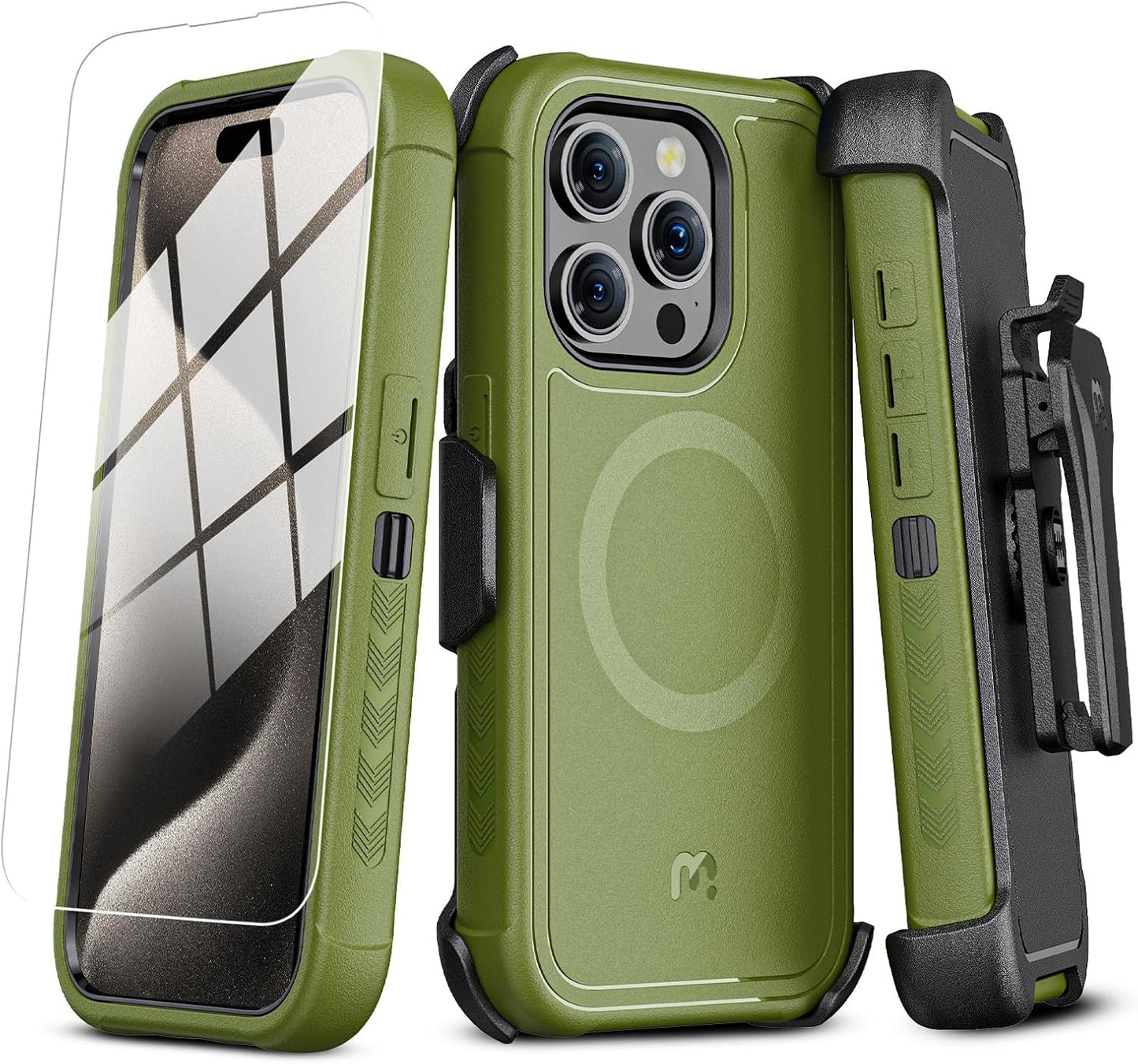 Maverick Series iPhone 15 Pro Max Case with Heavy Duty Protection