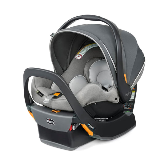 Chicco KeyFit 35 Zip ClearTex Infant Car Seat - Rear-Facing for 4-35 lbs Infants, With Zip Shield, Head/Body Support