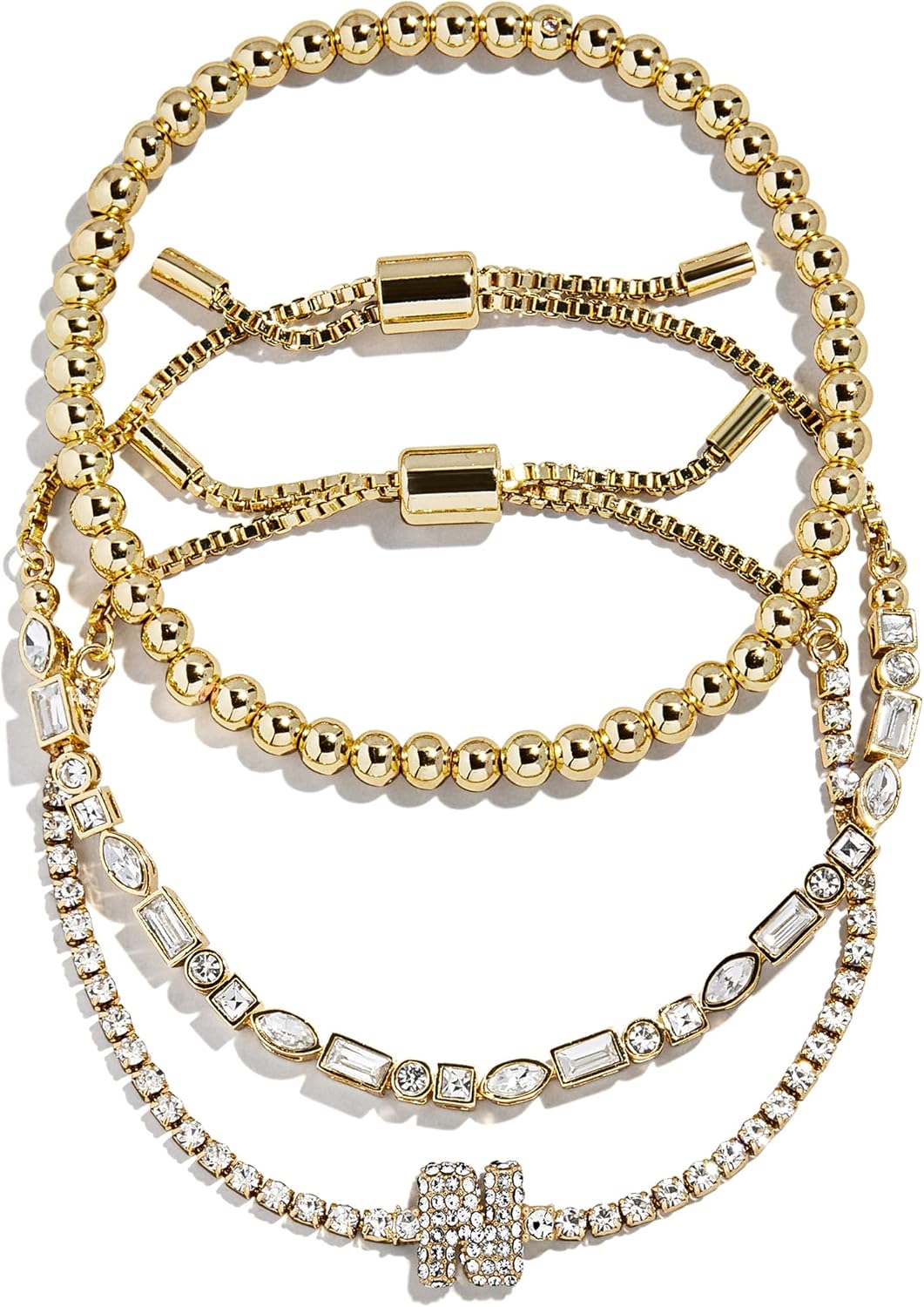 BaubleBar Three Bracelet Gift Set for Women - Trendy Jewelry