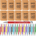 Inspirational Notepads and Pens Set 100 Pcs - Bulk Motivational Gifts