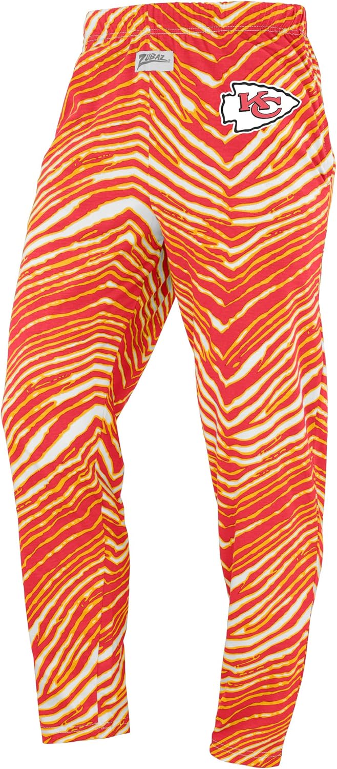 Zubaz NFL Z88 Team Logo Pants for Game Day or Lounge Wear