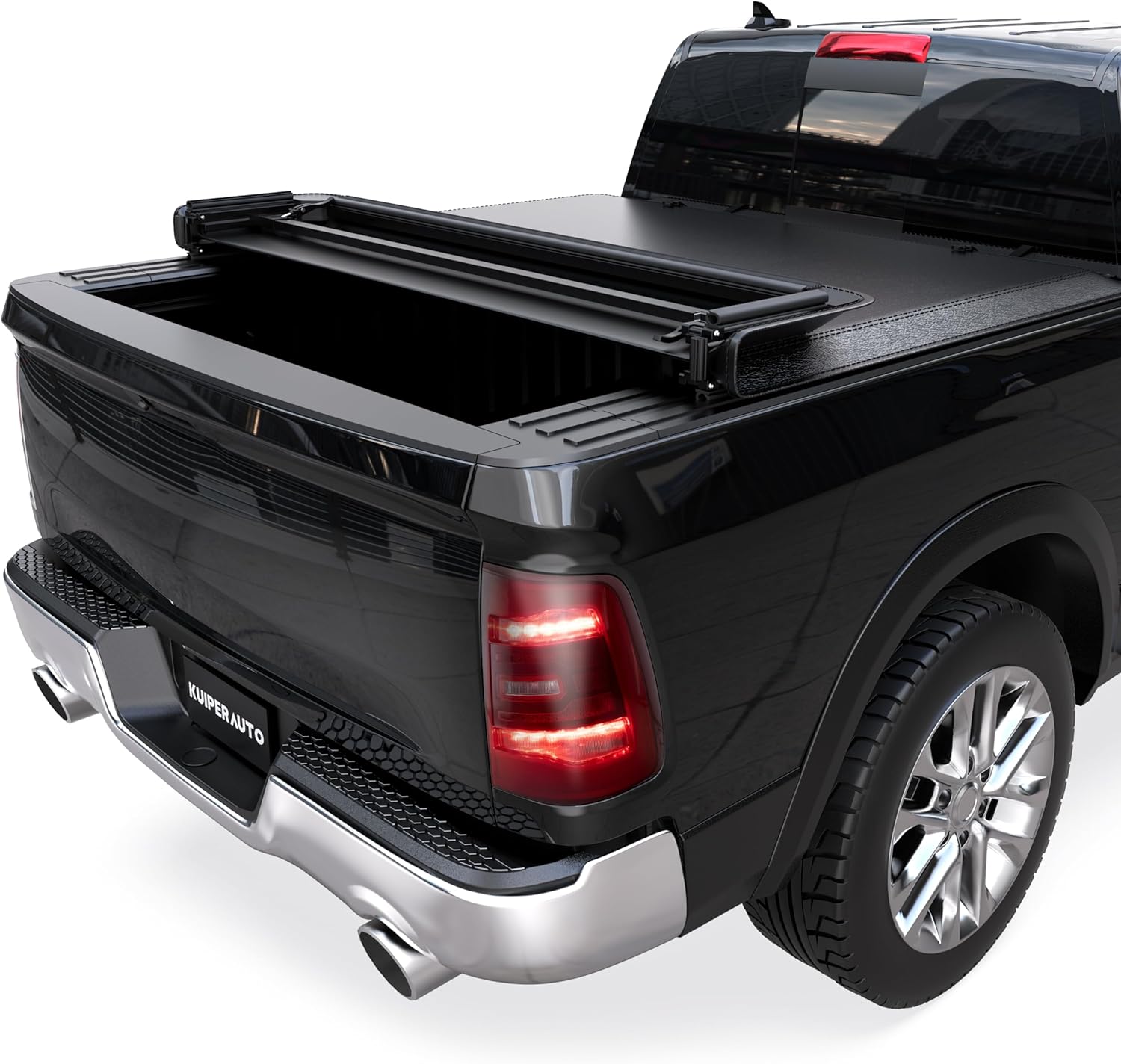 Soft Quad-fold Truck Bed Tonneau Cover for Dodge Ram 1500