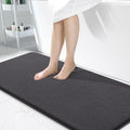 OLANLY Thick Memory Foam Bath Mat Rug 47x24 - Extra Soft, Quick Dry