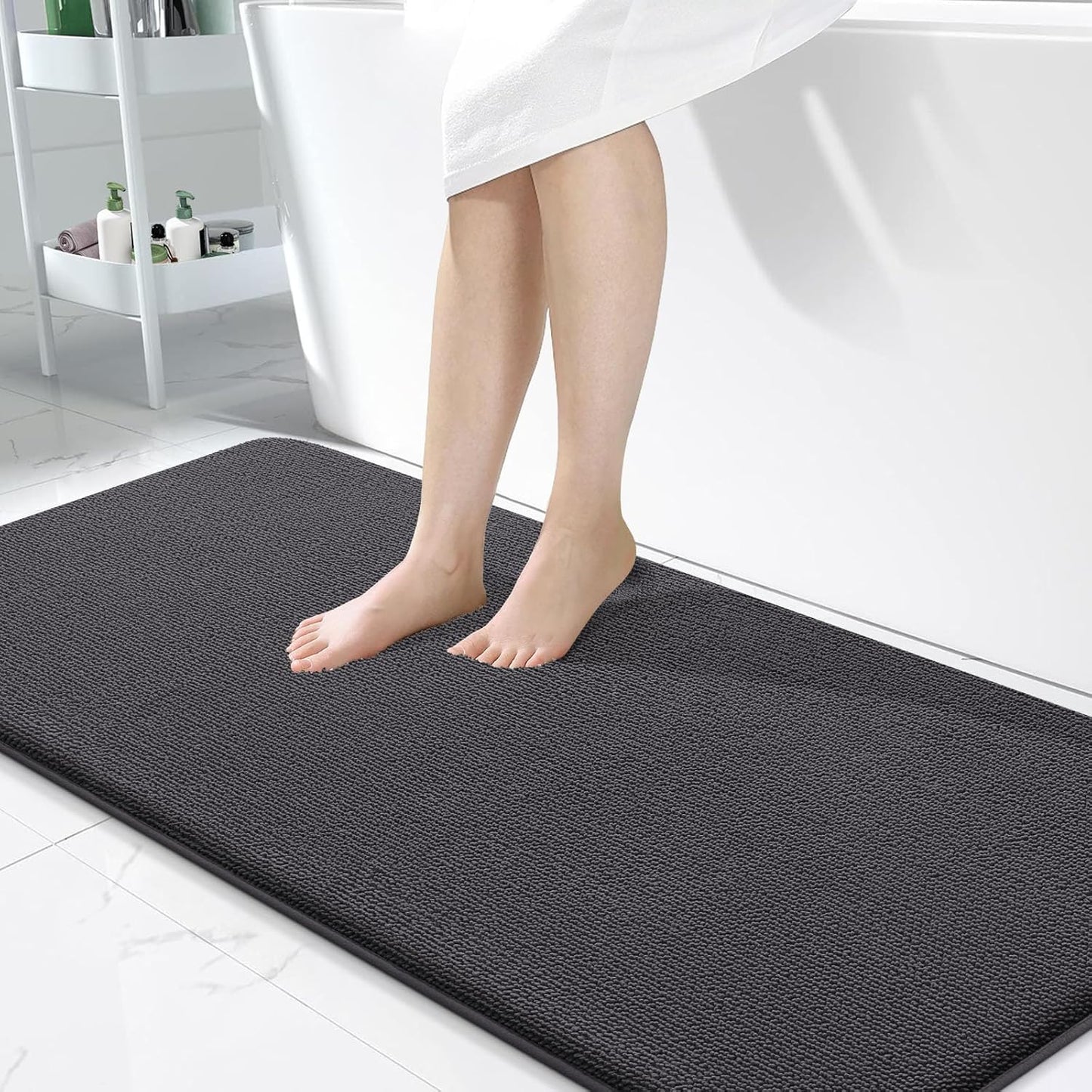 OLANLY Thick Memory Foam Bath Mat Rug for Luxurious Comfort