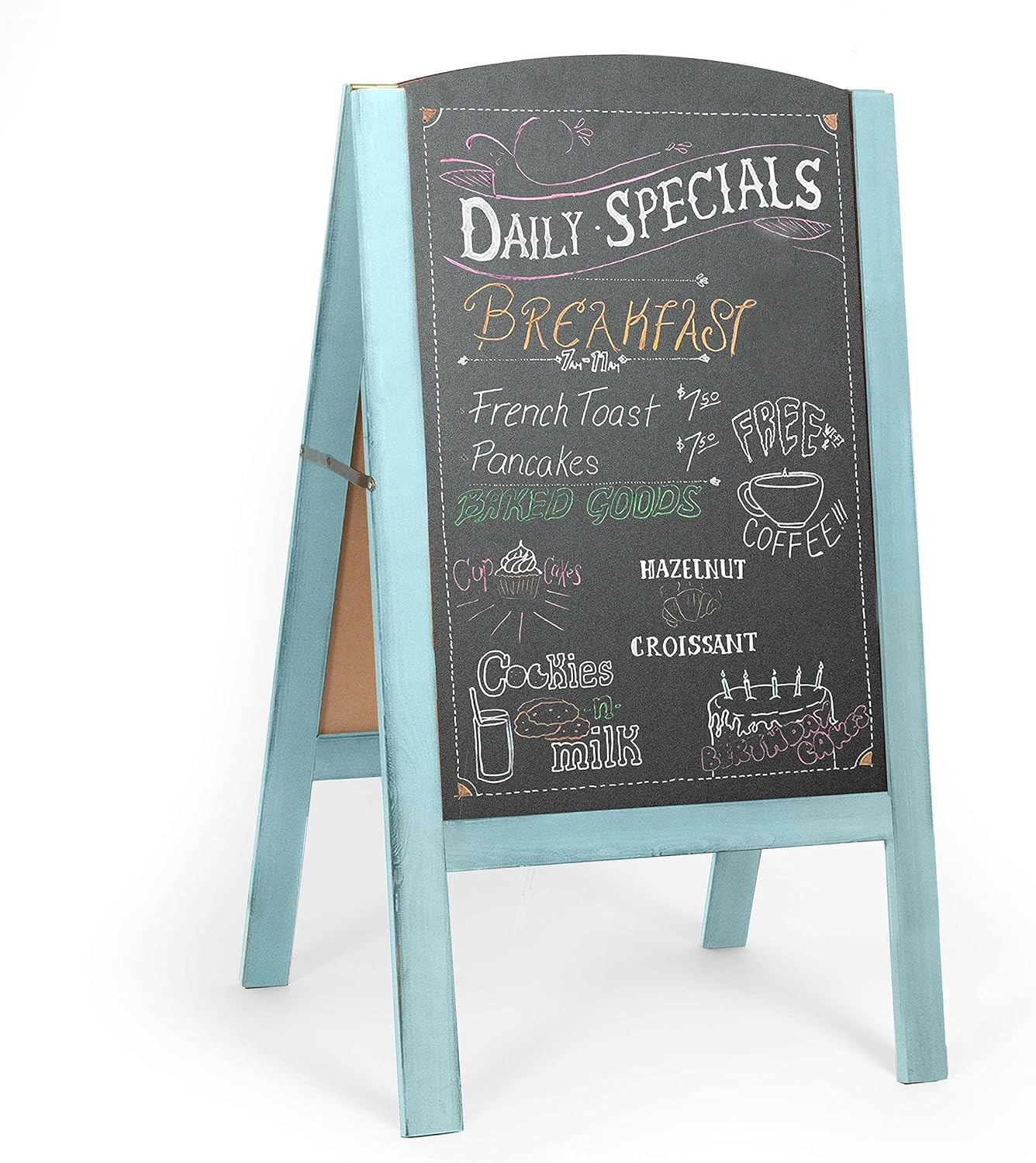 Ilyapa A-Frame Chalkboard Sign - Perfect for Business & Events