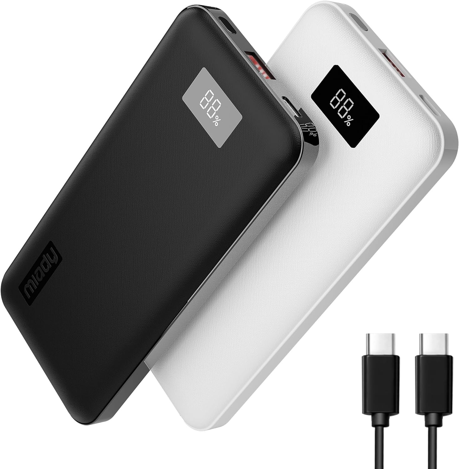 Miady 2-Pack 10000mAh PD 20W Fast Charger