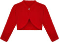 Lilax Baby Girls Knit Long Sleeve Bolero Shrug - Classic Occasion