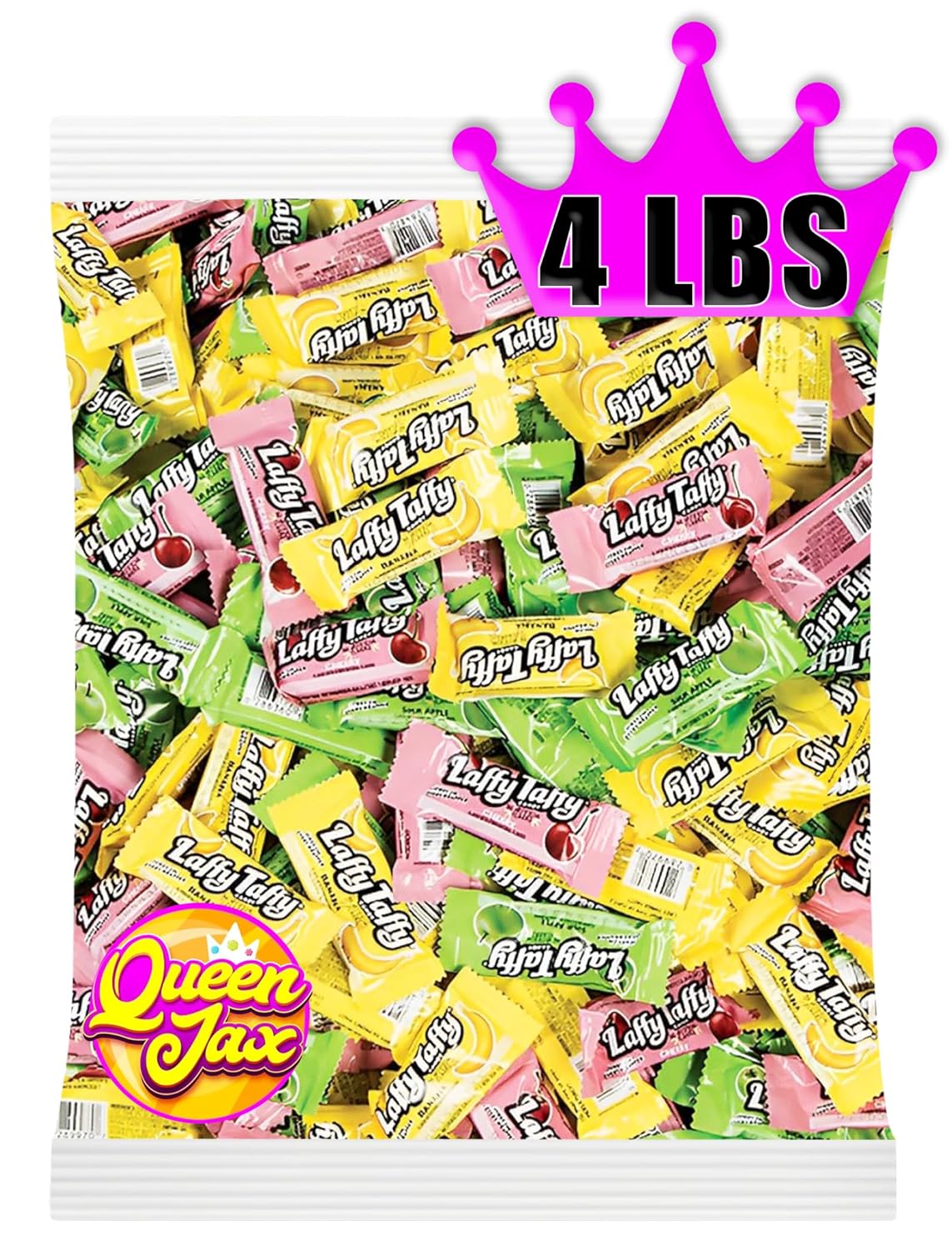 Laffy Taffy Bulk Candy - 4 LB Assorted Chews for Everyone