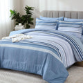 Dobuyly Light Blue Twin Comforter Set for Kids, 5 Pieces