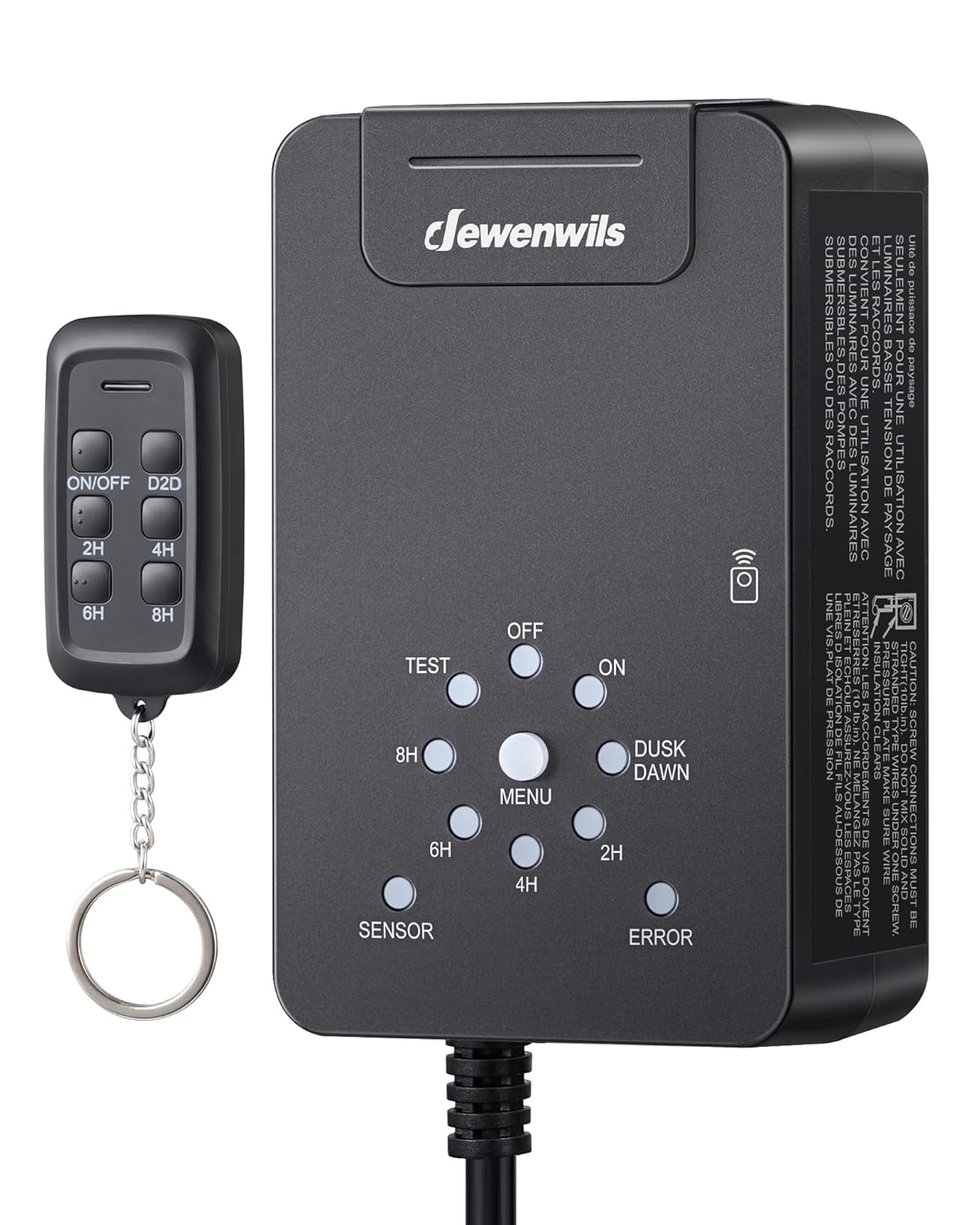 DEWENWILS 60W Low Voltage Transformer with Remote Control