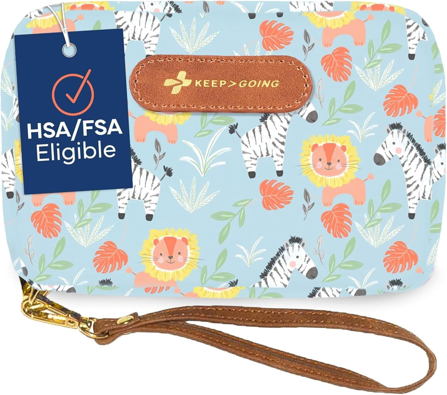 KeepGoing Travel First Aid Kit for Kids - 130 Pc. Essentials