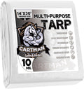 Heavy Duty 14x30 Feet Waterproof Poly Tarp for All Uses