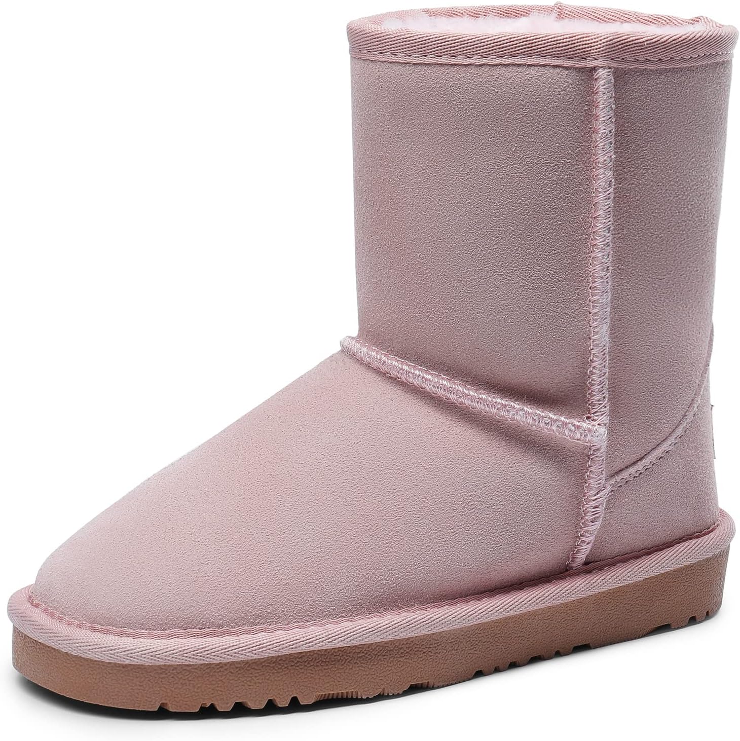 DREAM PAIRS Kids Faux Fur Lined Winter Snow Boots for Fun