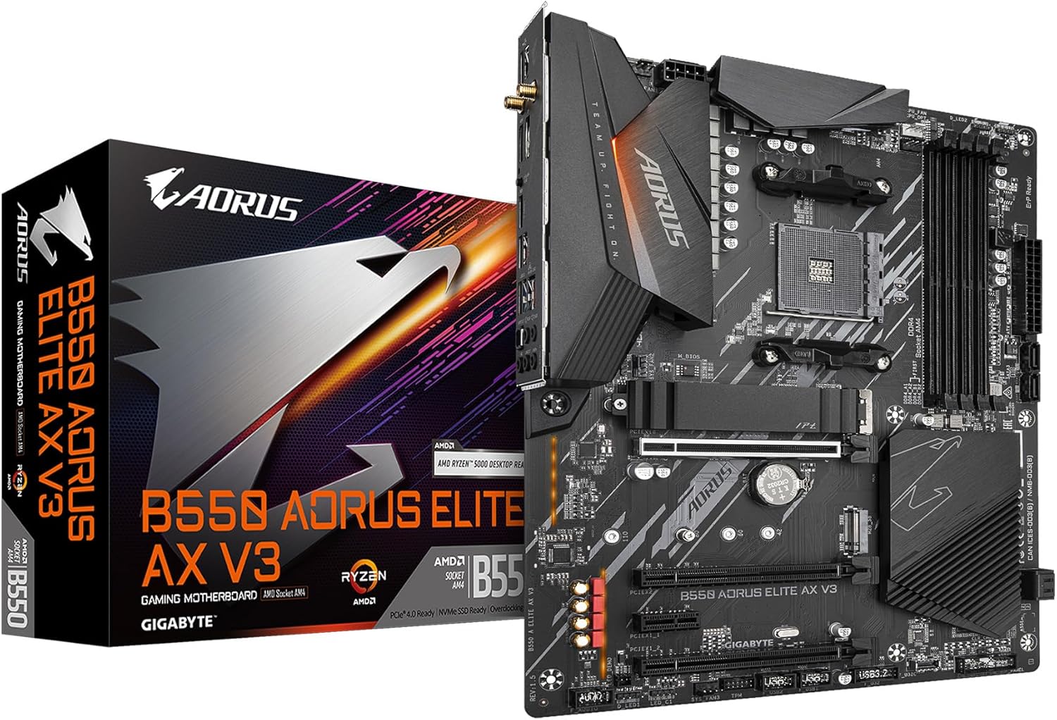 GIGABYTE B550 AORUS Elite AX V3 Motherboard for Ryzen 5000