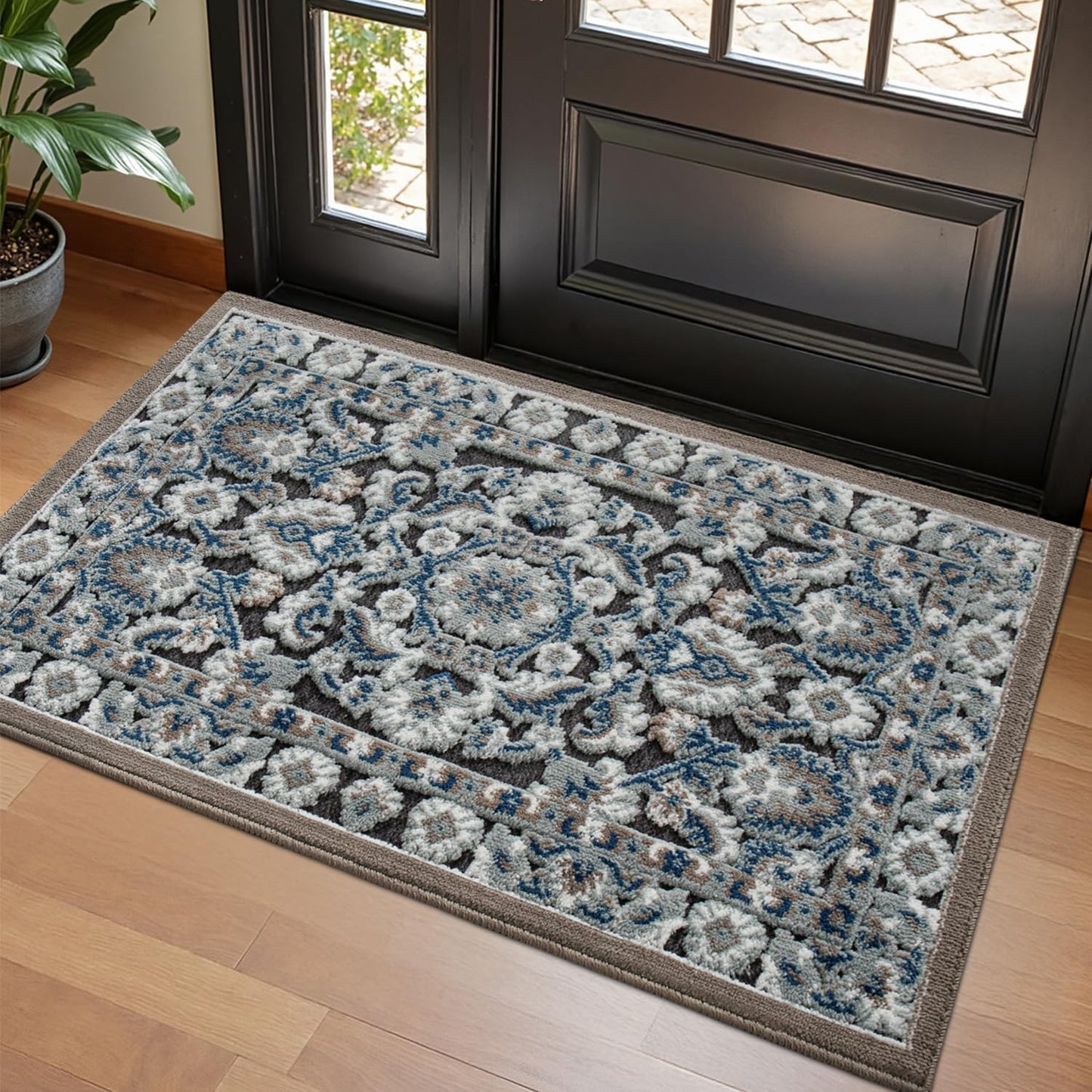 LUMI Indoor Door Mat for Entrance 36x59, Luxury Doormat