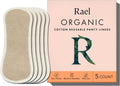 Rael Reusable Panty Liners Menstrual - Soft Organic Cotton