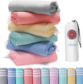 Turkish Beach Towels 6 Pack - Quick Dry Sand Free Oversized