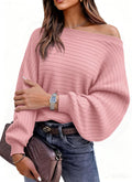 Fall Sweaters for Women Oversized Boat Neck Pullover - Cozy Style Tips