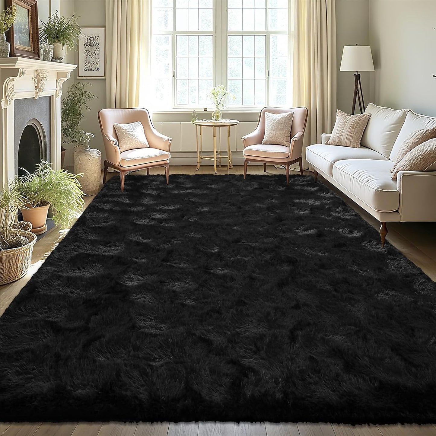 LOCHAS Ultra Soft Indoor Modern Area Rugs 9x12 for Cozy Homes
