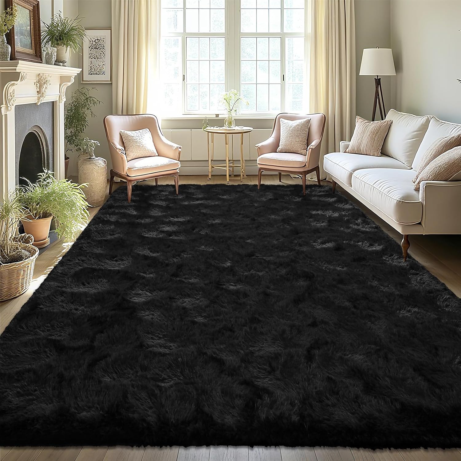 LOCHAS Ultra Soft Indoor Modern Area Rugs 9x12 for Cozy Homes
