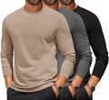Mens Long Sleeve T Shirts Crew Neck Casual Basic Tee Shirt