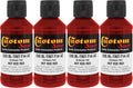 Custom Coat 3 Ounce Urethane Tint Concentrate Pack of 4 - Hot Rod Red