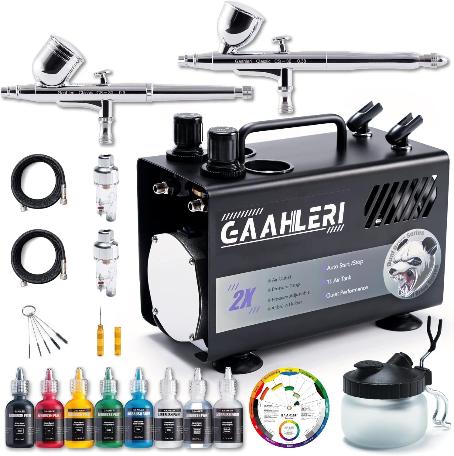 Professional Dual-Action Airbrush Kit