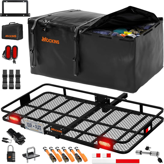 Mockins XXL Folding Cargo Carrier with Waterproof Bag