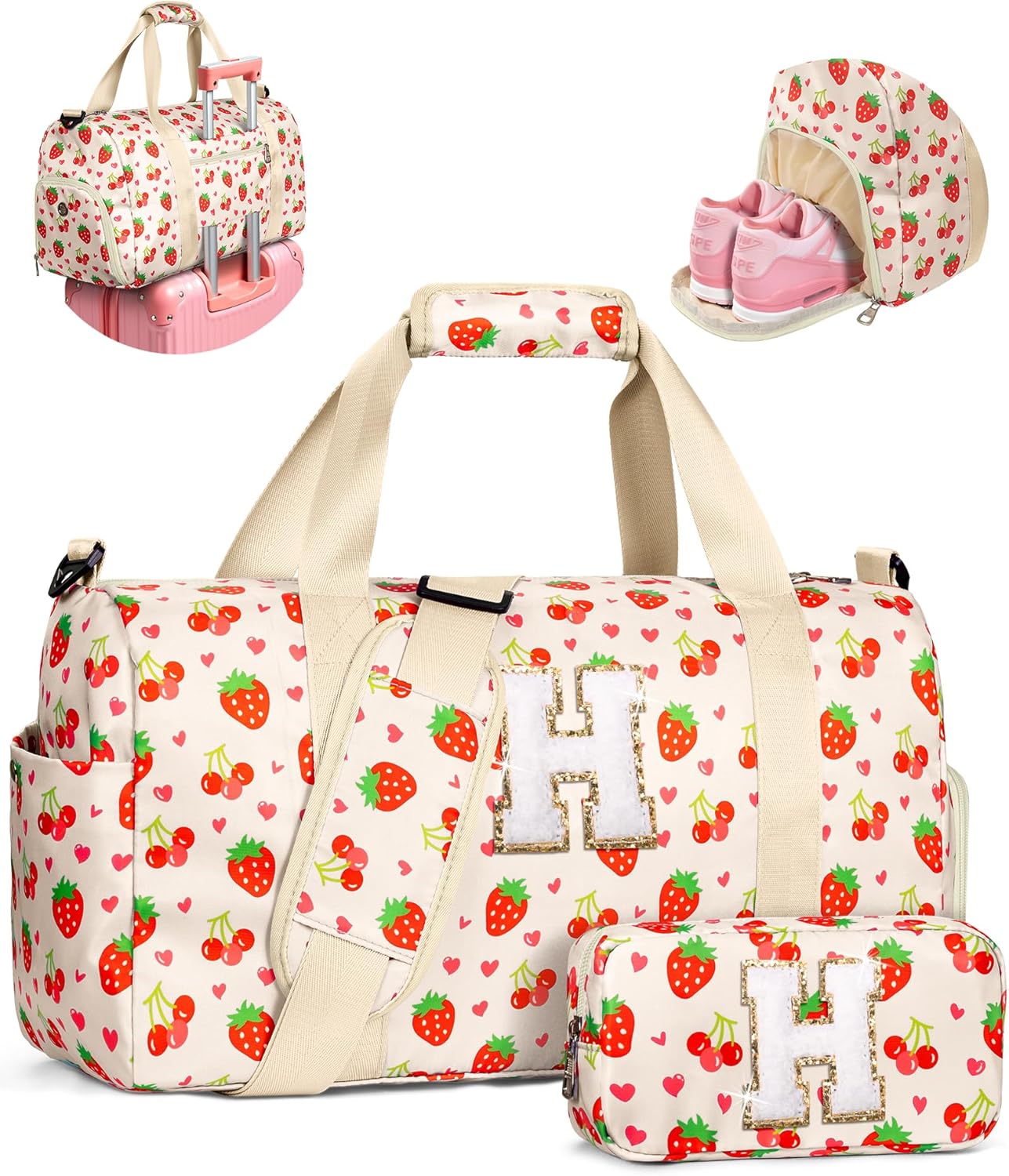 Trendy Personalized Duffle Bag for Girls - Perfect Gift Idea