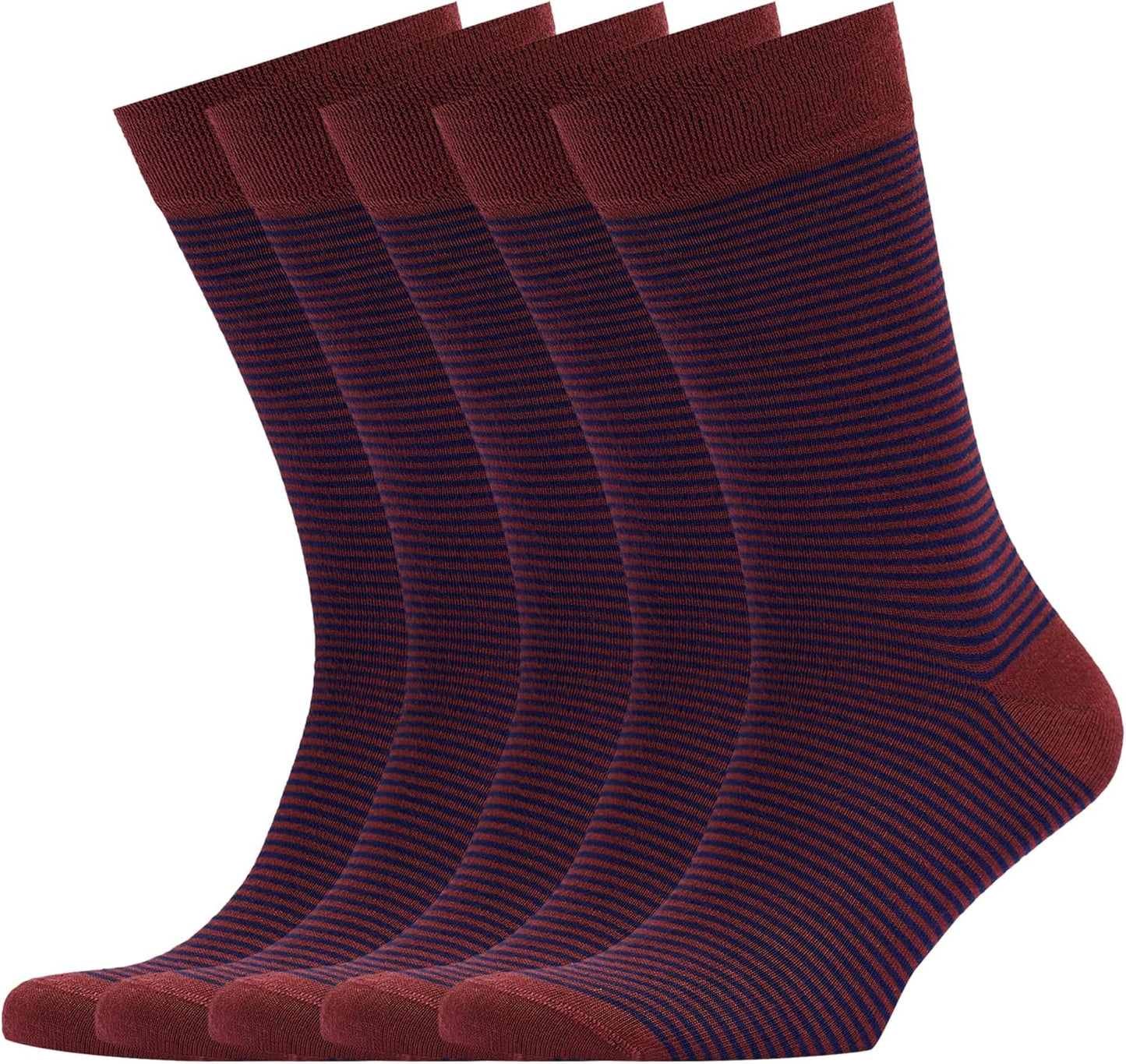 VRD Mens Dress Socks 5-Pack Assorted Patterns for Stylish Wear