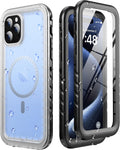 SOKUSIN iPhone 15 Pro Max Waterproof Magnetic Case - Rugged Full Body