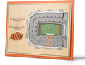 YouTheFan NCAA Oklahoma State Cowboys 3D Wall Art for Fans