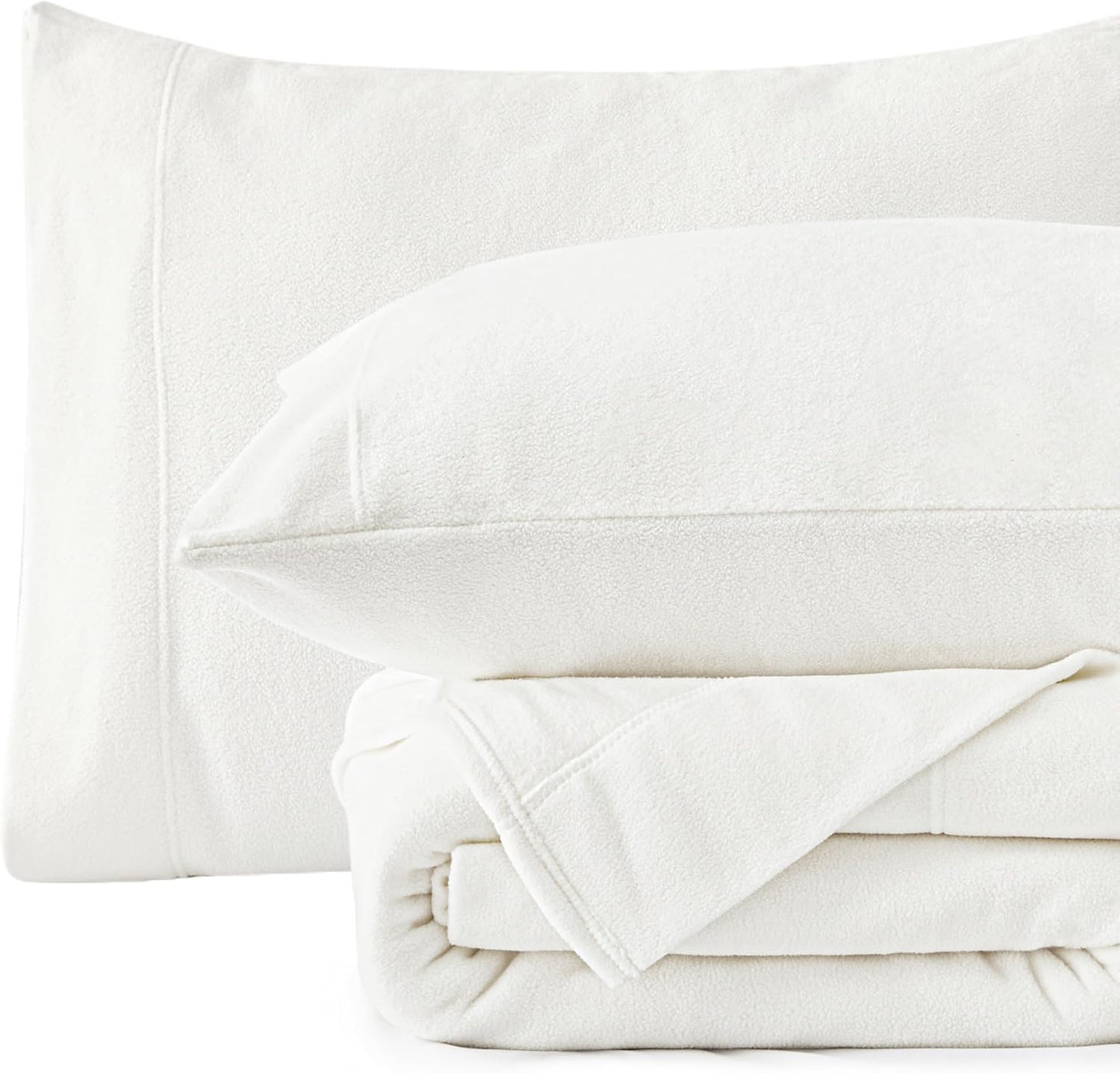 Love's Cabin Micro Fleece Full Sheet Set for Cozy Warmth