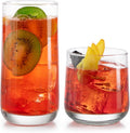 Libbey Ascent Tumbler and Rocks Glass Set of 16 - Versatile Hostware