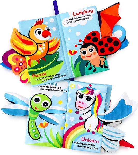 BabyBibi Soft Crinkle Books - Engage Baby's Senses