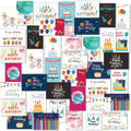 Happy Birthday Cards Assorted Bulk 200 Pack - 4 x 6 in cards