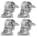 4in X 2in Heavy Duty Industrial Caster Wheels with 3200 LBS Capacity