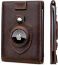 RFID Blocking Slim Bifold Genuine Leather Front Pocket Wallet