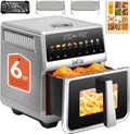 Air Fryer 6 Qt Stainless Steel - Beyond-Crispy Family Fryer