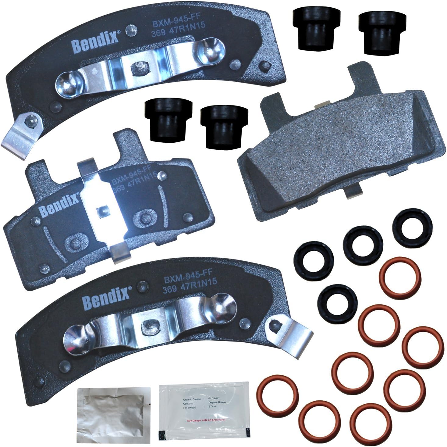 Bendix Priority1 CFM369 Front Brake Pads for Cadillac and Chevy
