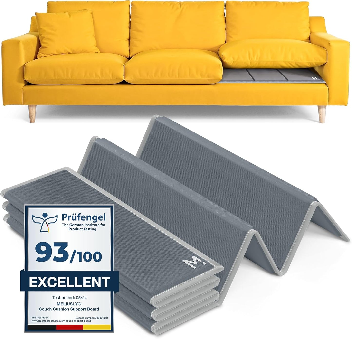 Meliusly Heavy Duty Couch Cushion Support for Sagging Cushions