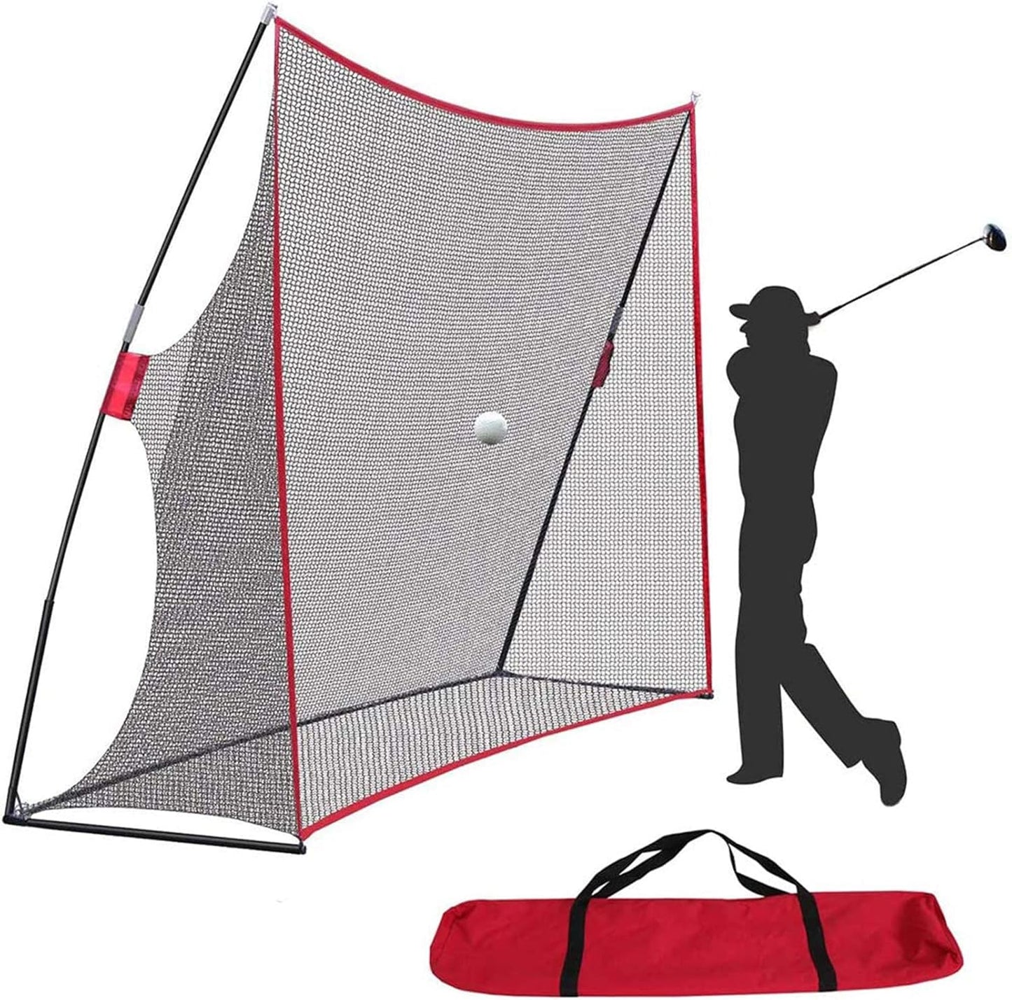 Portable 10x7ft Golf Net - Ultimate Practice Solution!