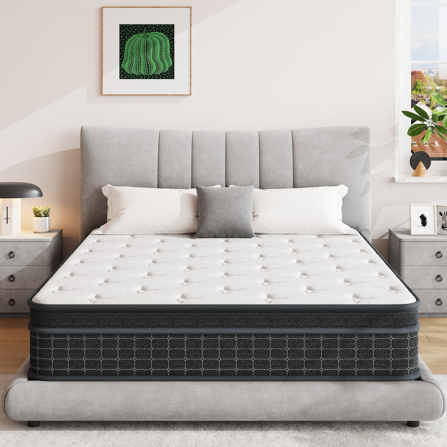 Twin Mattress with Pocket Springs for Comfort and Support