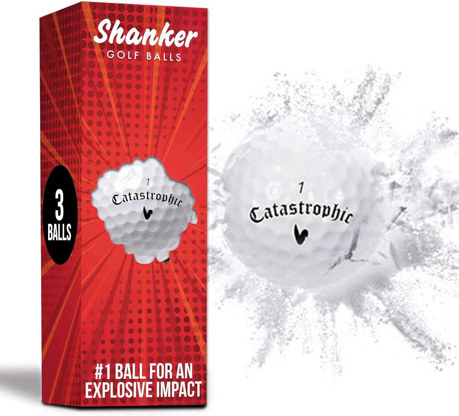 Surprise Prank Golf Balls - Explosive Fun!