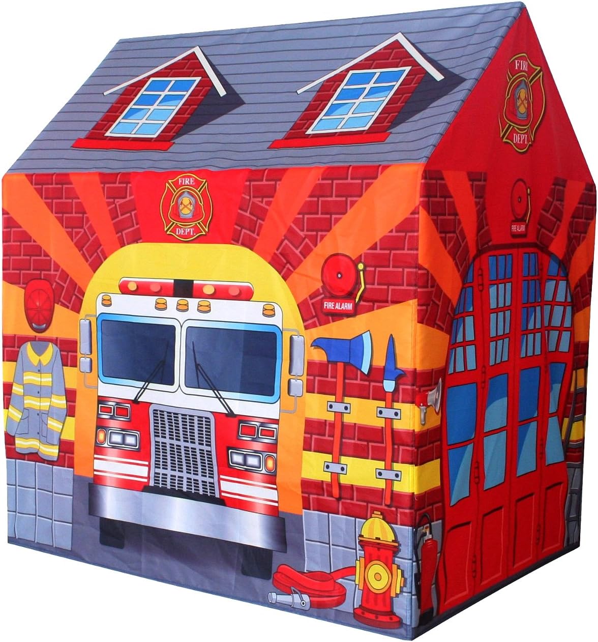 Imaginative Kids Fire Station Tent by POCO DIVO