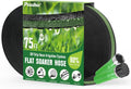 Flat Soaker Hose 75FT for Garden and Lawns - Water-Saving Drip
