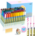 Arrtx 72 Colors Acrylic Paint Pens - Vibrant Waterbased Set