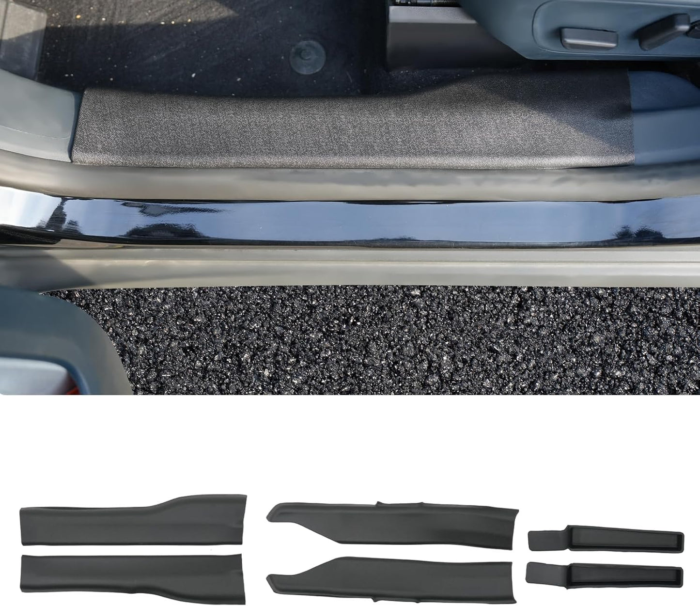 Door Sill Protector for 2022-2025 Ford Maverick - 6PCS Set