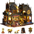 Miniature House Kit DIY Mini Dollhouse with LED Light - Holo Magic