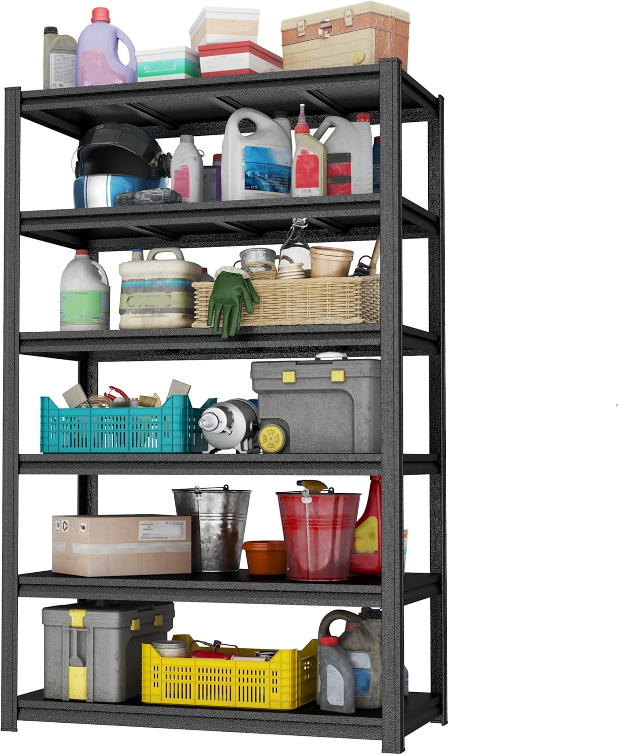Heavy Duty Garage Shelving Unit for Tools and Equipment Storage